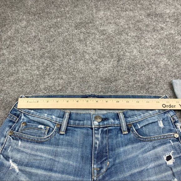 Fidelity light wash rolled ankle denim Jeans Size 30 - Picture 5 of 12